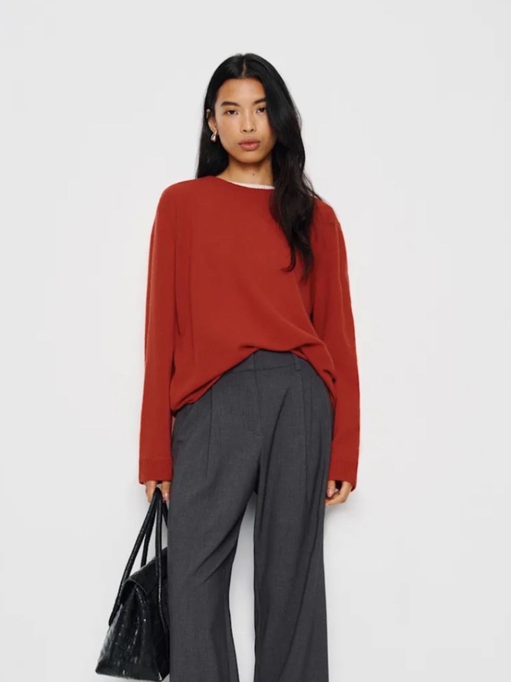 Reformation Cashmere Boyfriend Sweater
